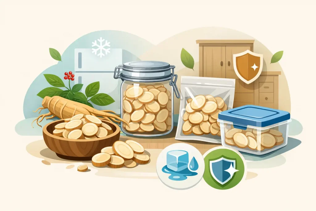 人參切片點保存才不易走味變質