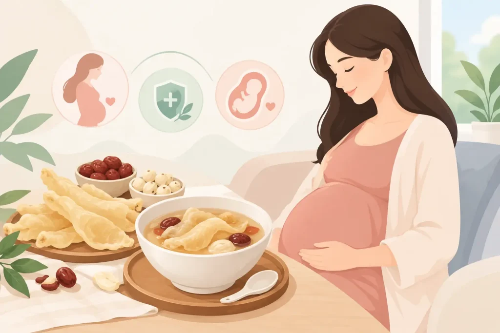 花膠 孕婦 可以 食用 嗎?從孕期體質到燉煮份量的安心食用原則完整解析