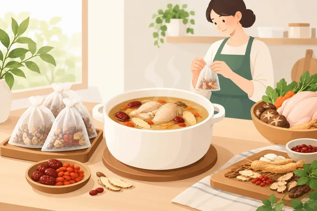 配方湯包食補入門指南,家庭日常滋補與烹調重點