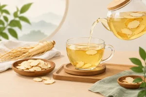 人參切片泡茶沖泡方法，給家庭養生者泡出參香不苦澀的小訣竅