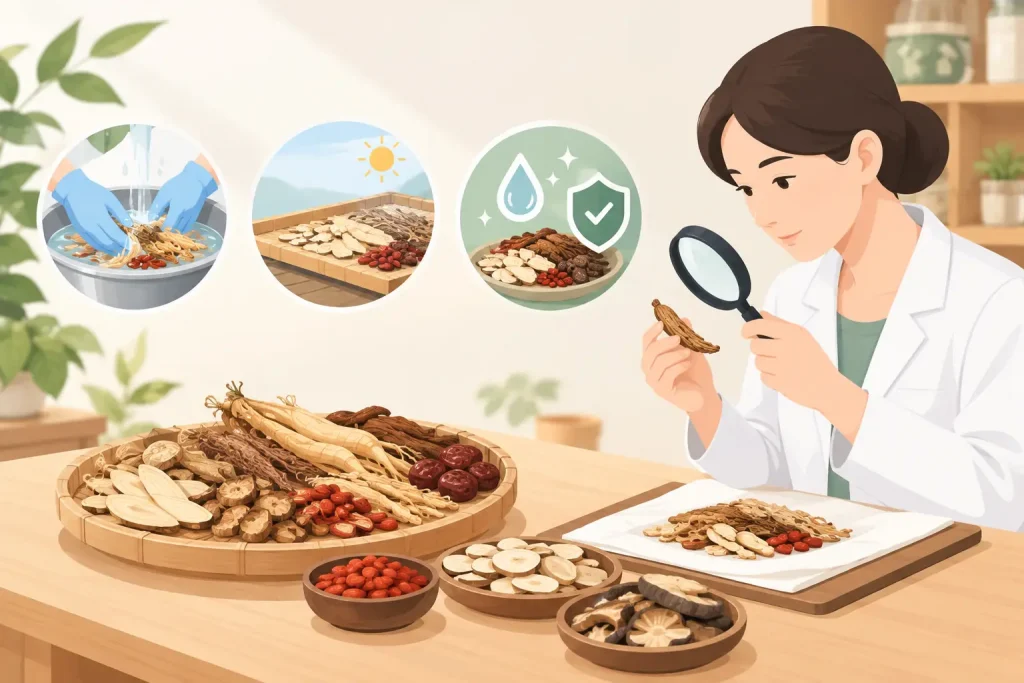 藥材加工評價怎麼看？家庭進補必查的原材衛生與處理細節